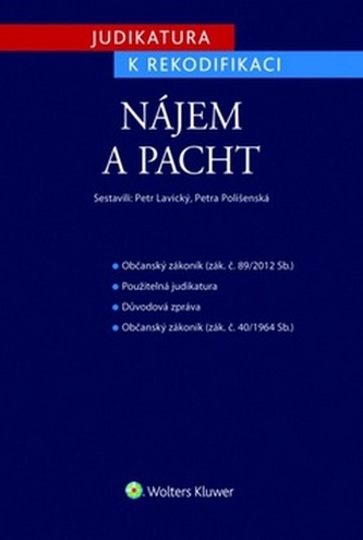 Judikatura k rekodifikaci Nájem a pacht