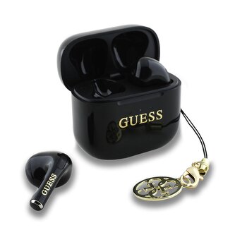 Guess Classic Logo Charm TWS Bezdrátová Sluchátka Black Guess Classic Logo Charm TWS Bezdrátová Sluchátka Black