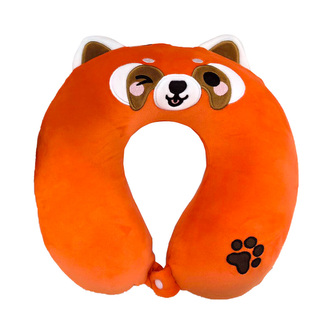 Cestovní polštářek z paměťové pěny-Relaxeazzz - AdoramalsČervená panda Ru