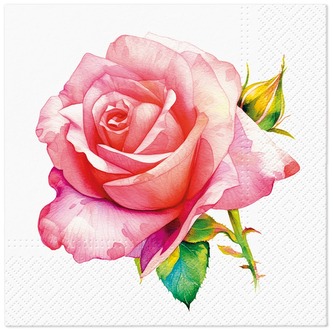 Serwetki 33x33cm Unique Rose, Paw