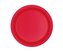Talerzyki papierowe czerwone 18cm 8szt