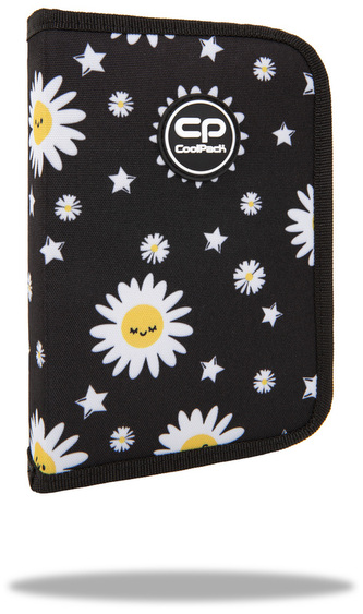 Piórnik jednoklapkowy bez wyposażenia Clipper Daisy Bla CoolPack, Patio