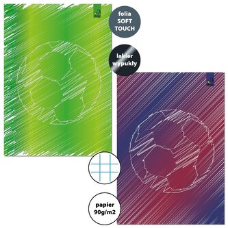 Zeszyt A4/32K kratka 90g Player (6szt)