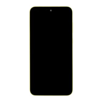 LCD display + Dotyk + Přední kryt Samsung A356B Galaxy A35 5G Yellow (Service Pack)