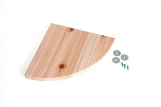 Karlie Dřevěné patro/sedátko do klece pro hlodavce, 14x14x1,8cm