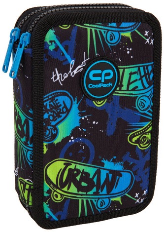 Piórnik podwójny z wyposażeniem Jumper 2 Skate Night CoolPack, Patio