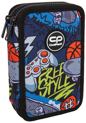 Piórnik podwójny z wyposażeniem Jumper 2 Hobby CoolPack, Patio