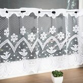 Dekorační metrážová vitrážová záclona MILA bílá výška 40 cm MyBestHome