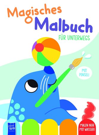 Magisches Malbuch für unterwegs - Cover Seelöwe