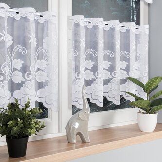 Dekorační metrážová vitrážová záclona ADINA bílá výška 70 cm MyBestHome