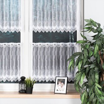 Dekorační metrážová vitrážová záclona ILJA bílá výška 50 cm MyBestHome