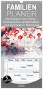 Familienplaner 2025 - Die Essenz von China - Chinesische Landschaften und Symbole in Harmonie mit 5 Spalten (Wandkalender, 21 x