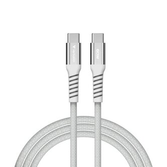 Verbatim magnetický kabel Sync & Charge USB-C to USB-C 60W 120 cm šedý Verbatim magnetický kabel Sync & Charge USB-C to USB-C 60W 120 cm šedý