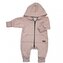 Dětský teplákový overal s prodlouženými náplety, pudrově růžový, vel. 80; 80 (9-12m)