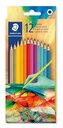 Pastelky "175 C", 12 barev, sada Multivesmír 2, šestihranné, STAEDTLER 175C12E2-2