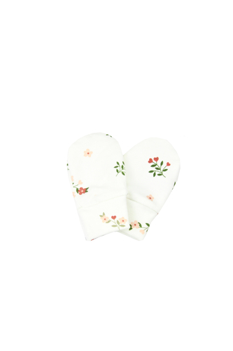 enie baby Novorozenecké rukavičky vel. 50-56 FLOWER CREME