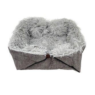 Pelech a podložka 2v1 Pets 60 x 50 cm  Bílá / Šedá