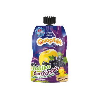 Mošt ovocný jablko-černý rybíz 200 ml   OVOCŇÁK
