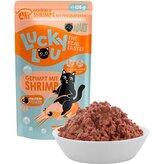 Lucky Lou Lifestage Adult s drůbežím masem a krevetami 125 g