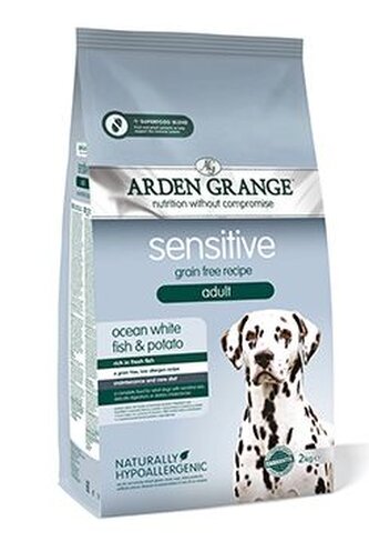 Arden Grange GF Dog Adult Sen.Oc.White Fish&Potato 2kg