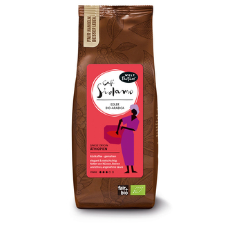 WeltPartner Mletá káva Fairtrade - Bio Kaffa medium 250g