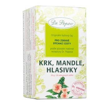 Krk, mandle, hlasivky, porcovaný čaj, 30 g Dr. Popov