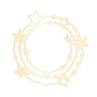 Wykrojnik - Wianek z gwiazdkami