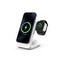 Mobile Origin Qi2 CompactStand 3v1 nabíječka bílá/stříbrná