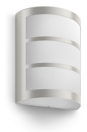 Python UltraEfficient venkovní nástěnné svítidlo LED 3,8W 800lm 2700K IP44, nerezové