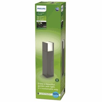 Arbour UltraEfficient venkovní sloupkové LED svítidlo 3,8W 800lm 3000K IP44 40cm, antracit