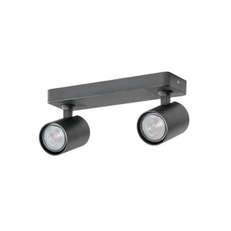 Exo 2 přisazené bodové svítidlo 2x GU10 35W bez zdroje IP20, černé