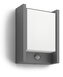 Arbour UltraEfficient venkovní nástěnné svítidlo se senzorem LED 3,8W 800lm 2700K IP44, antracit