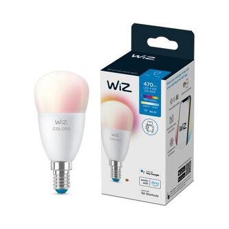 WiZ LED žárovka E14 P45 4,9W (40W) 470lm 2200-6500K RGB IP20, stmívatelná WiZ LED žárovka E14 P45 4,9W (40W) 470lm 2200-6500K RGB IP20, stmívatelná