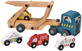Přepravní transportér se 4 autíčky Adam Toys