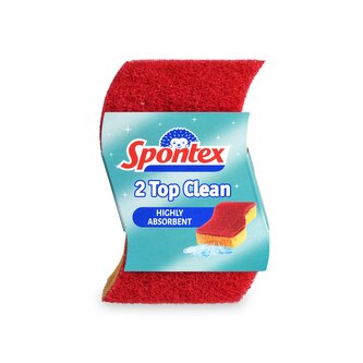 Spontex Top Clean houbička 2 ks
