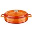 Kastrol Ø 28 cm, 3,5 l, litinový, oranžový LAVA METAL LVYST28K2OR