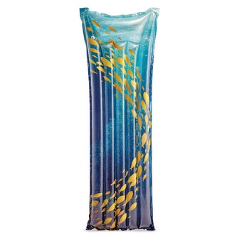 INTEX Fashion nafukovací lehátko o rozměrech 183 x 69 cm, rybky