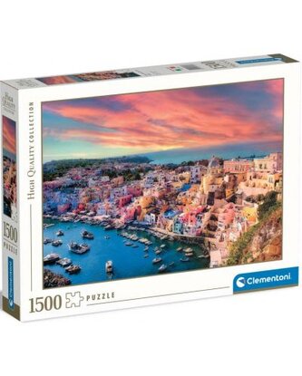 Puzzle 1500 elementów. HQ  Picturesque Procida Island