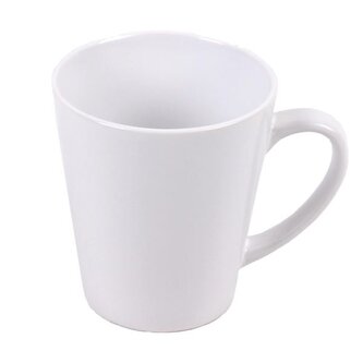 Hrnek pro potisk Latte - 300 ml, bílý