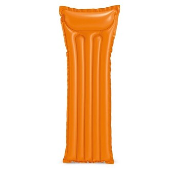 INTEX Econo matrace o velikosti 183 x 69 cm z masivního vinylu, oranžová