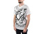 Tričko pánské krátký rukáv, SURE, Happy Budha, bílá L
