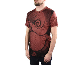 Tričko pánské krátký rukáv, SURE, Ganesh, červená L