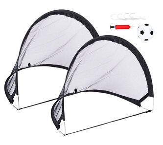 DUNLOP Fotbalová branka samorozkládací sada 2 ks 60x40x40cm ED-210097