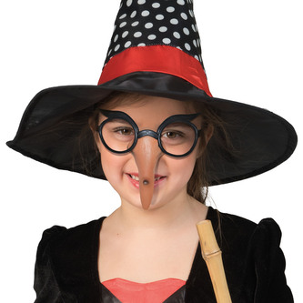 Čarodějnický nos s brýlemi