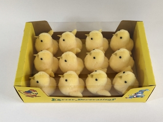 Kuře 9 cm žluté, balení 12 ks