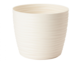 Obal na květník SAHARA PETIT plastový matný d19x16cm