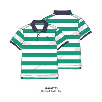 Tričko chlapecké Polo s krátkým rukávem, Minoti, 1POLOST 3, zelená - 128/134