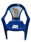 Krzesełko plastikowe niebieskie
