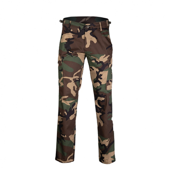 Kalhoty Mil-Tec BDU Ranger Straight Cut - woodland, M