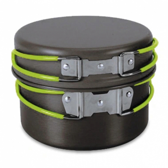 Sada nádobí Pinguin Quadri - šedá